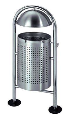 CESTINO INOX in acciaio inox con tettuccio