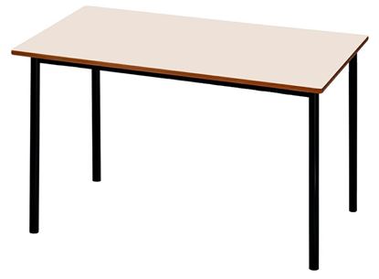 Tavolo rettangolare per mensa cm. 130x70