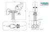 Particolare Dimensioni e Modalità di Montaggio