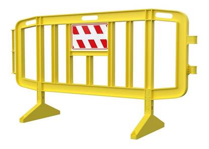 Transenna modulare in plastica con piedi girevoli cm. 198x102 h
