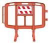 Transenna modulare in plastica cm. 126 colore rosso