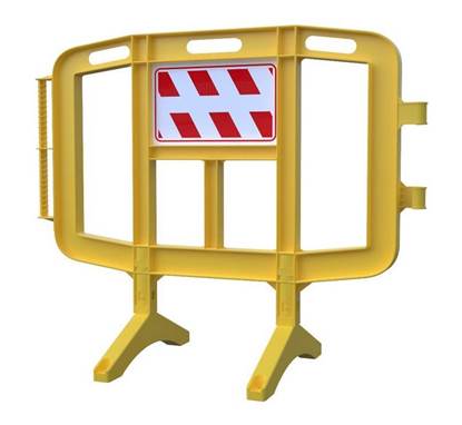 Transenna modulare in plastica cm. 126 colore rosso
