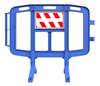 Transenna modulare in plastica cm. 126 colore blu