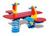 TANDEM GALLINA MAX A 4 POSTI a molla con sagoma in materiale plastico e n.2 molle