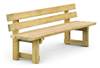 PANCHINA RUSTICA interamente realizzata in legno di pino